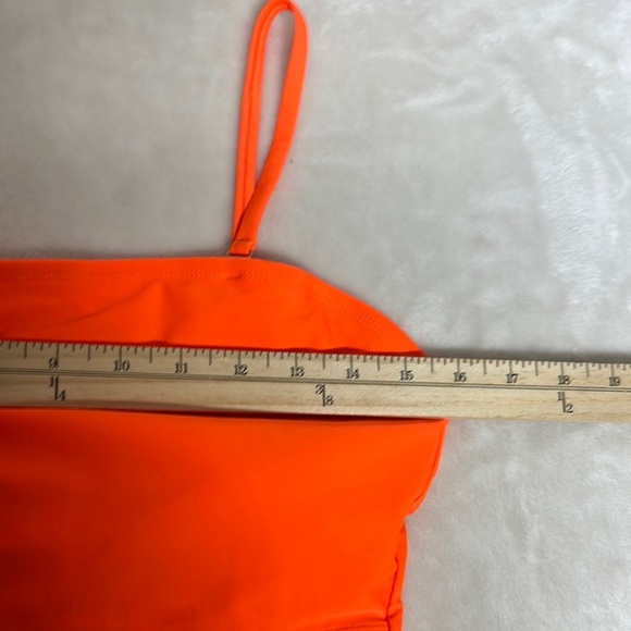 Vibrant Orange One Piece Swimsuit - Picture 4 of 9